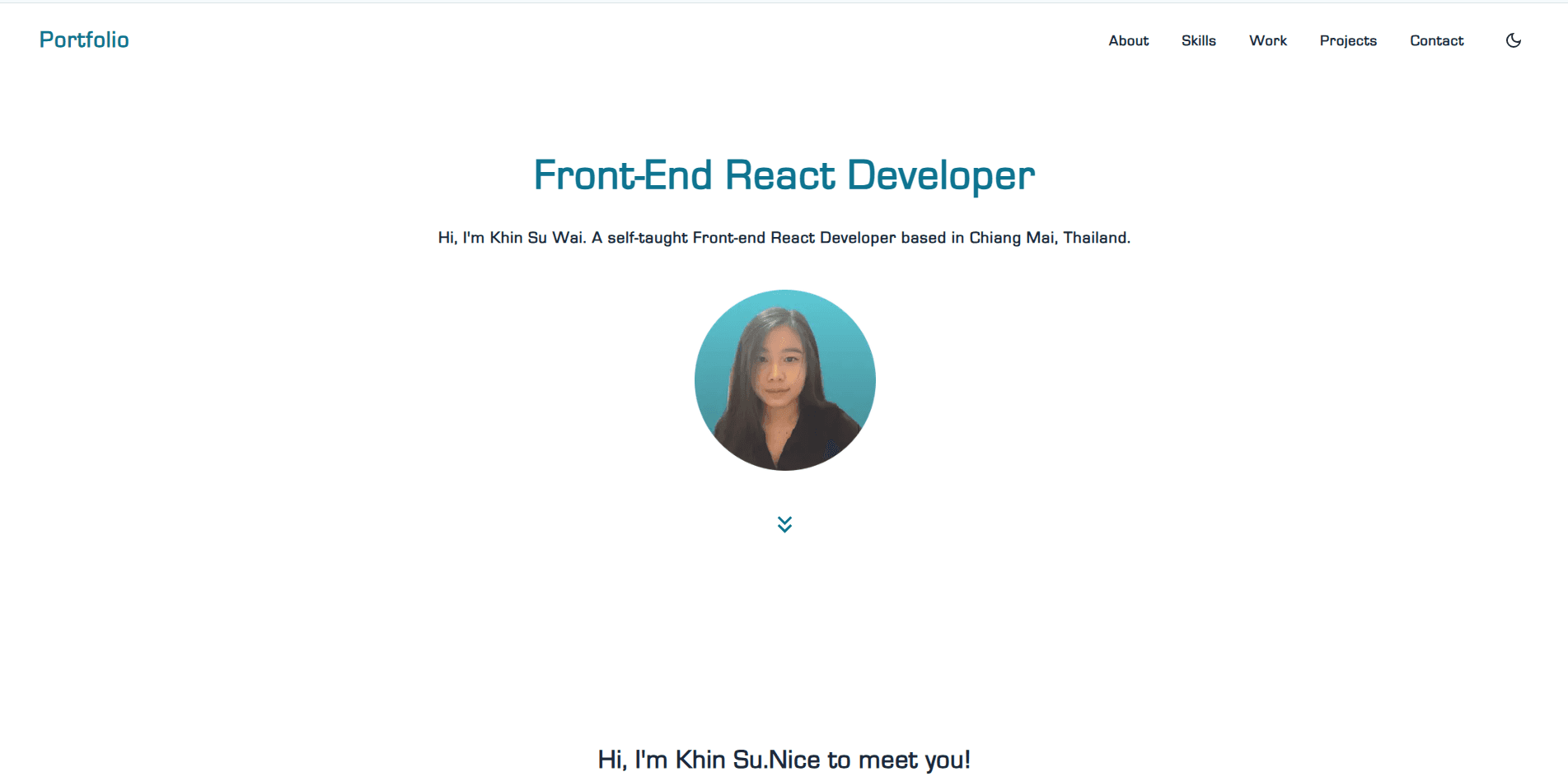 My Old Portfolio Website